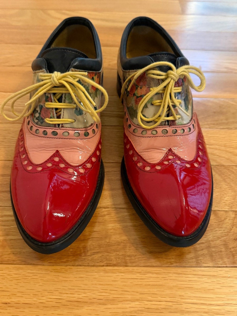 Fluevog Domitian White Floral